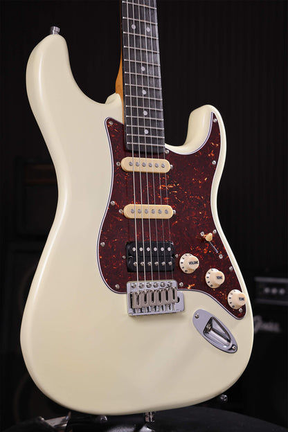 Patina PS4 Maple Olympic White Electric Guitar