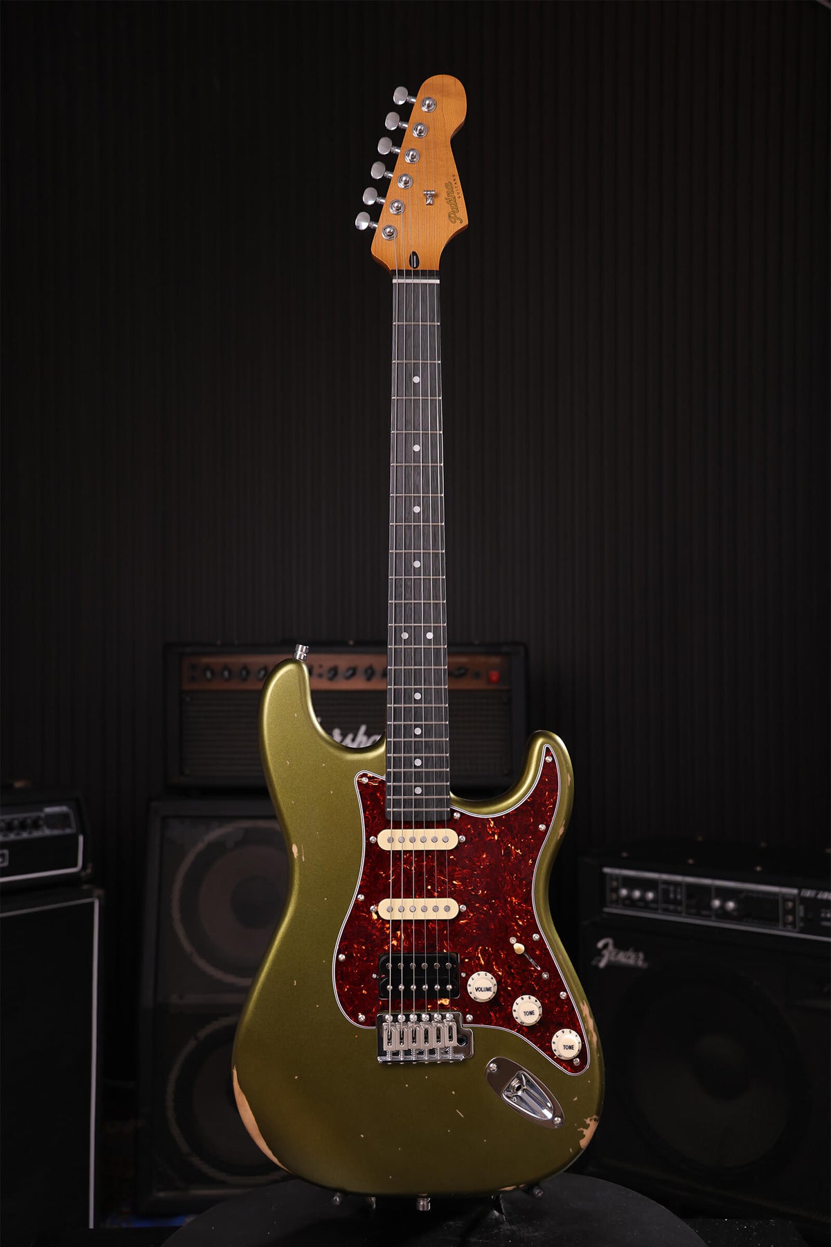 Patina PS7 RW Relic Electric Guitar Sherwood Green