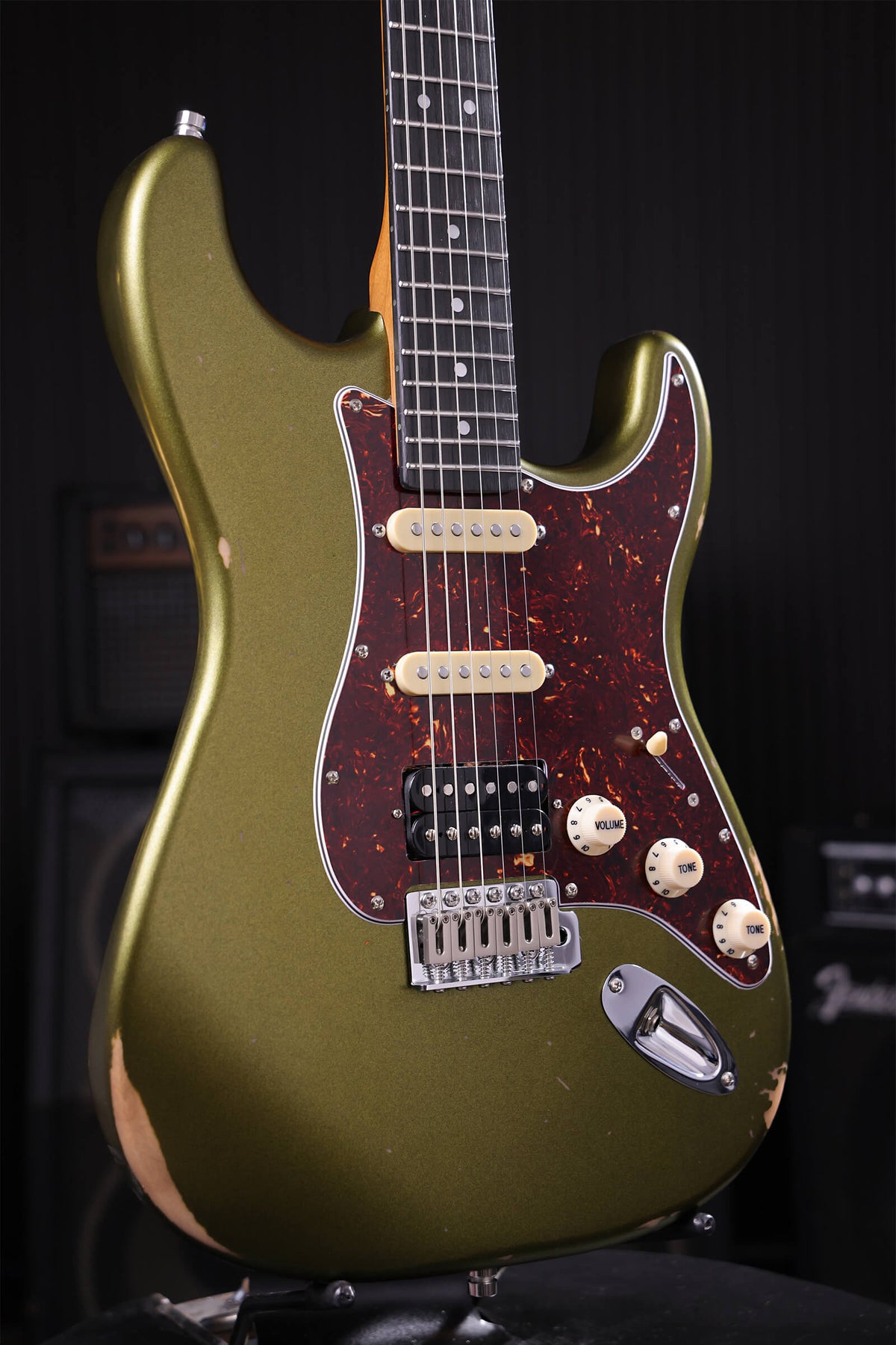 Patina PS7 RW Relic Electric Guitar Sherwood Green