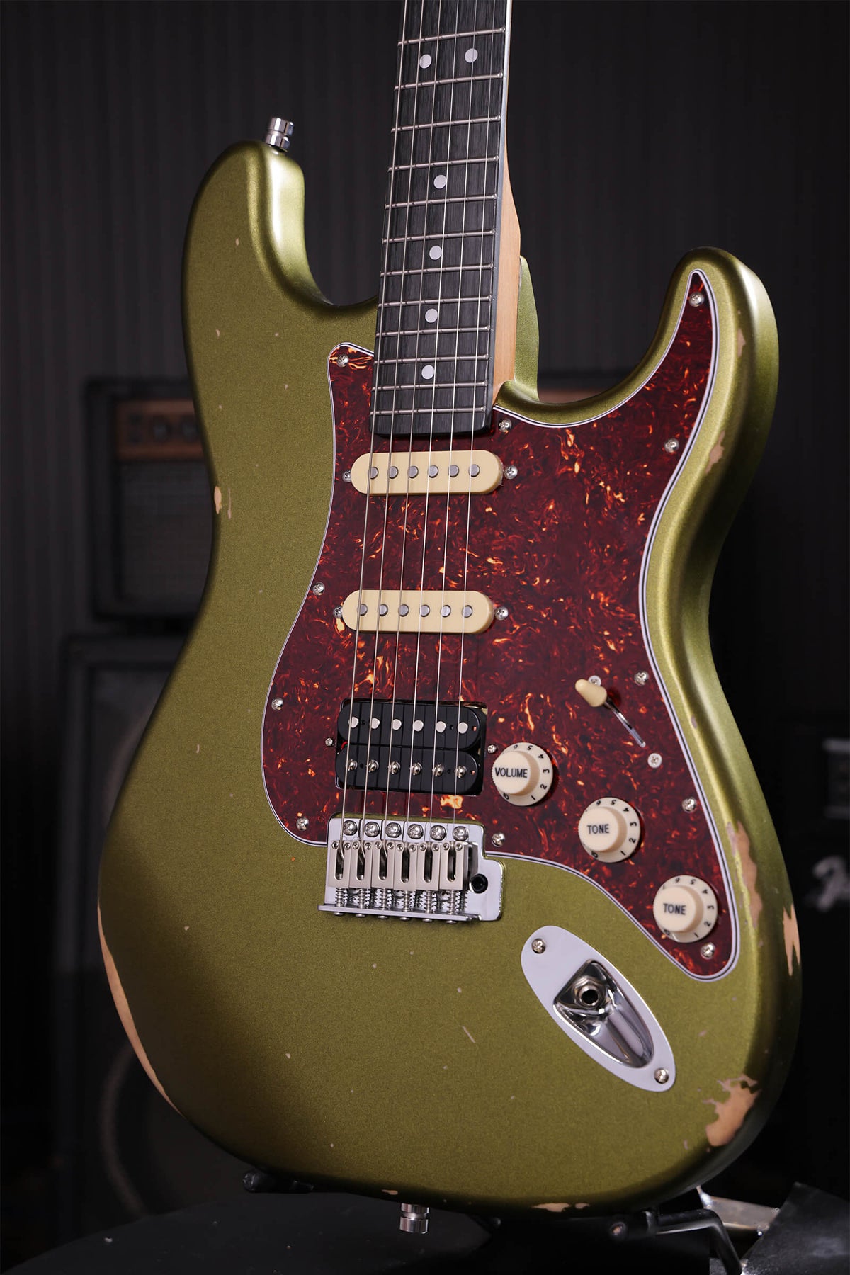 Patina PS7 RW Relic Electric Guitar Sherwood Green
