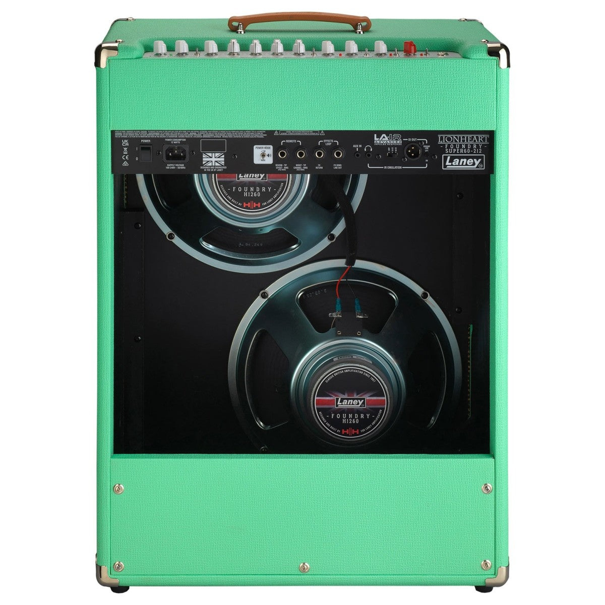 Laney Lionheart Foundry Super 60w 2x12 Guitar Amplifier - Sea Foam Green