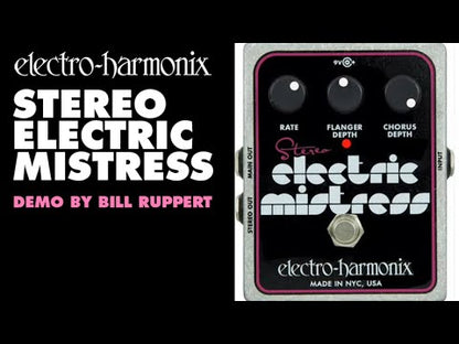Electro Harmonix Stereo Electric Mistress Flanger / Chorus Pedal