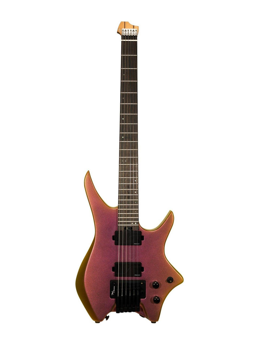 HILS HN6 Headless Electric Guitar - Gloss Ultra Gold