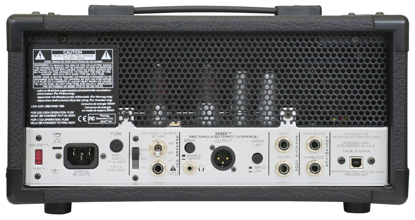 Peavey 6505MH Mini Electric Guitar Head w/usb Recording