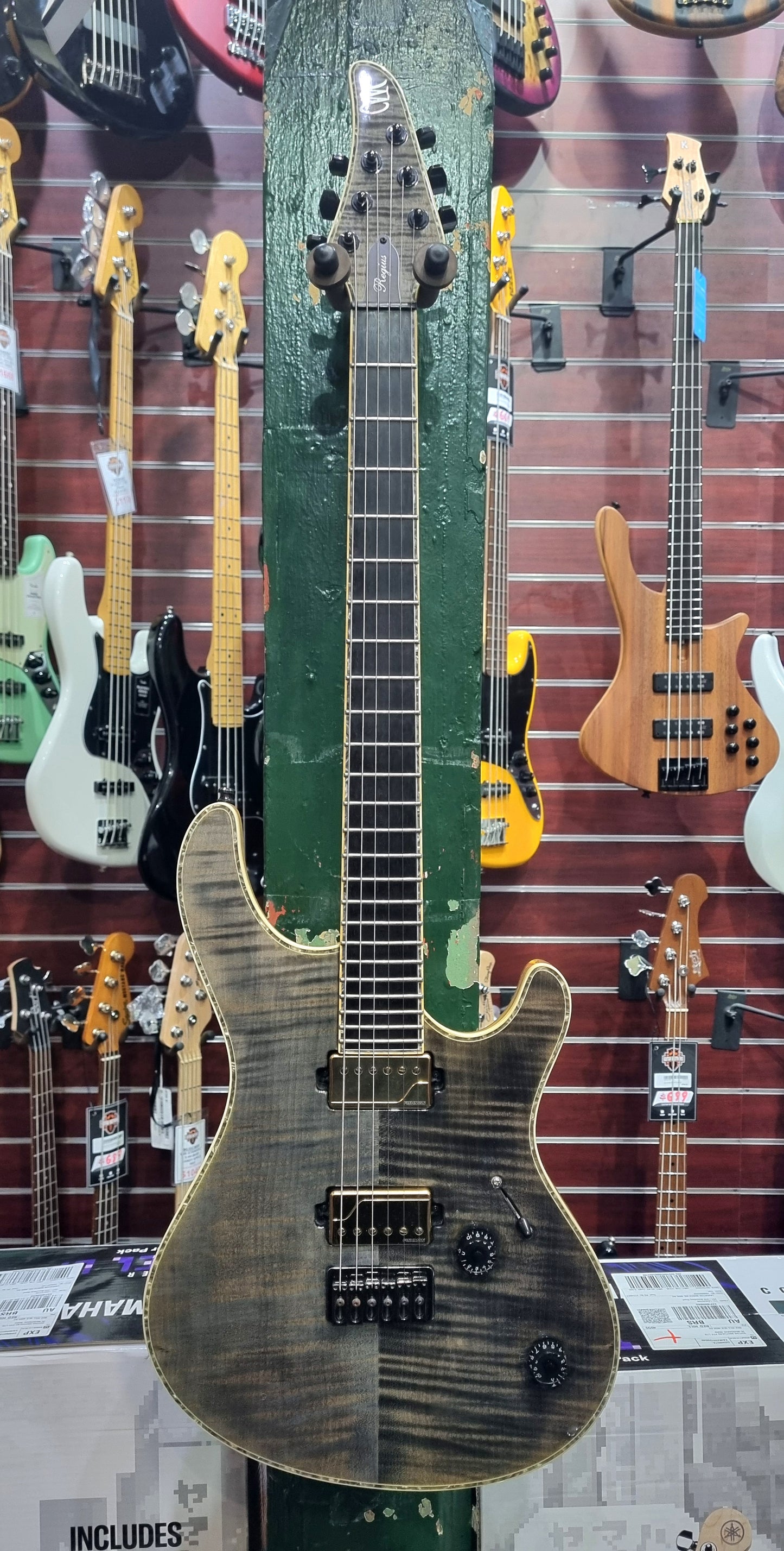 Mayones Regius Electric Guitar w/ Fishman Pickups - Graphite - Pre-loved