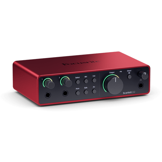 Focusrite Scarlett 2i2 (4th Gen) USB Audio Interface