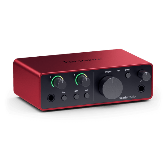 Focusrite Scarlett Solo (4rd Gen) USB Audio Interface