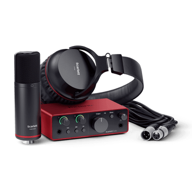 Focusrite Scarlett Solo Studio (4rd Gen) USB Audio Interface Pack