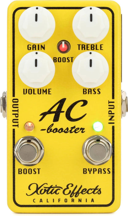 Xotic AC Booster V2 Overdrive Pedal | Guitar Bros Xotic AC Booster V2 Overdrive Pedal | Guitar Bros