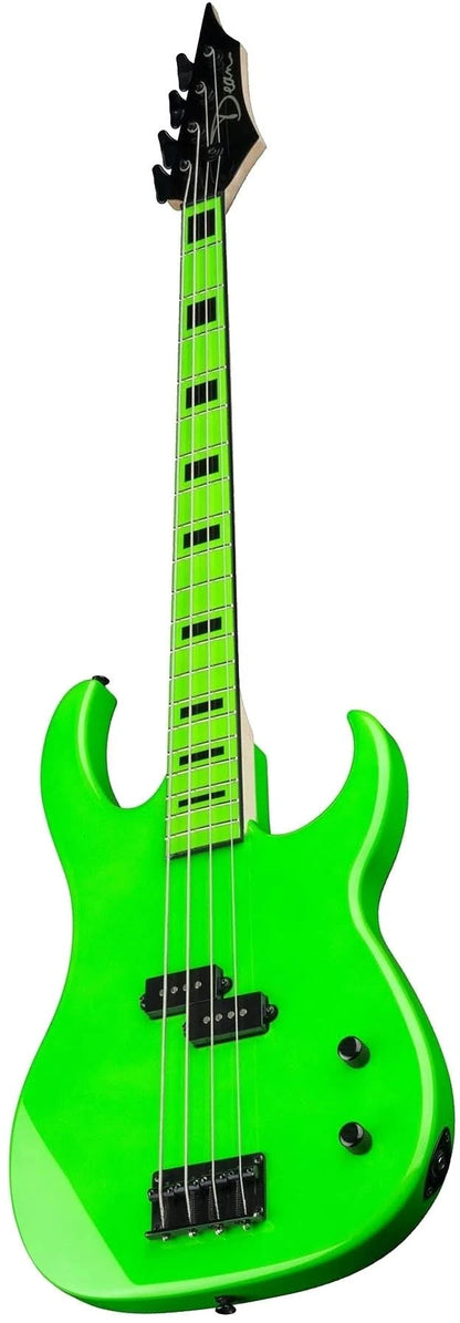 Dean Custom Zone 4-String Bass - Nuclear Green