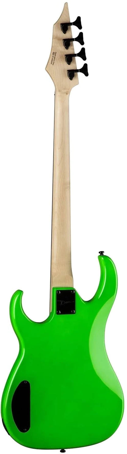 Dean Custom Zone 4-String Bass - Nuclear Green