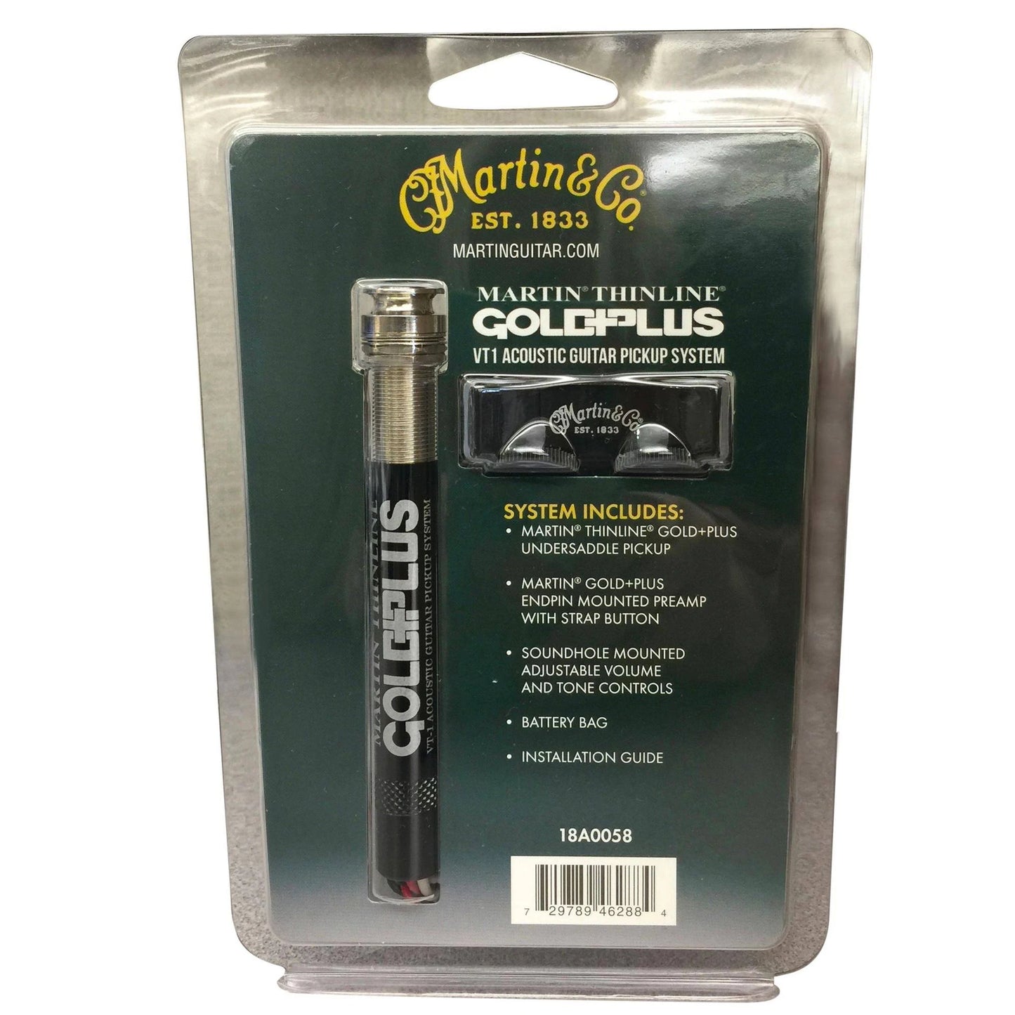 Martin & Co Thinline Gold+ VT1 Pickup System