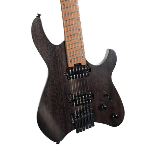 Cort Space G6MS Multi-Scale Electric Guitar – Trans Black