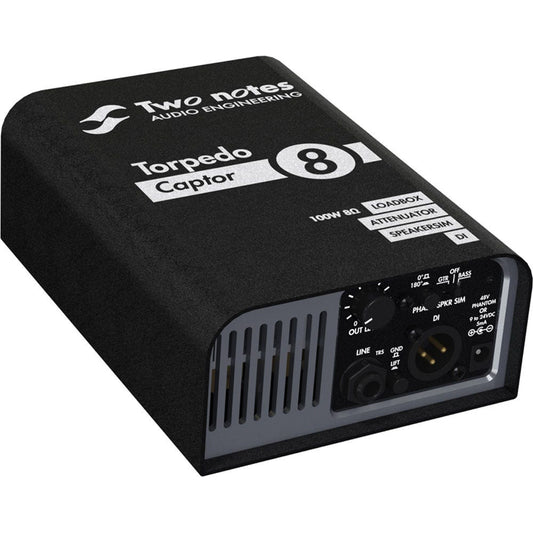 Two Notes Torpedo Captor Compact Loadbox and Amp DI - 8 ohm