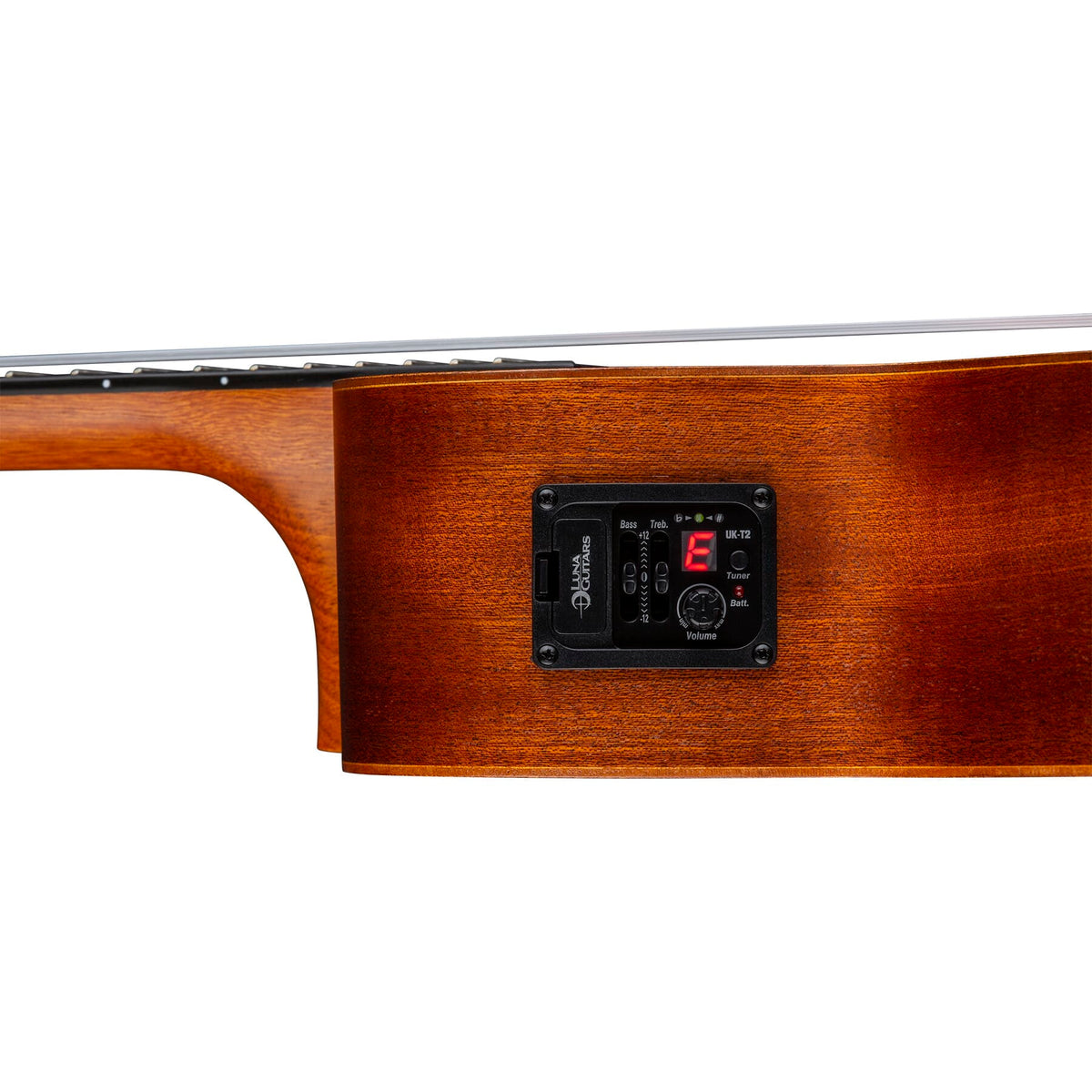 Luna Ukulele Henna Dragon Mahogany Tenor w/ Preamp