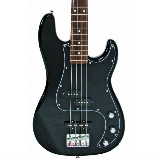 SX VEP62B PJ Electric Bass w/ Gigbag - Black
