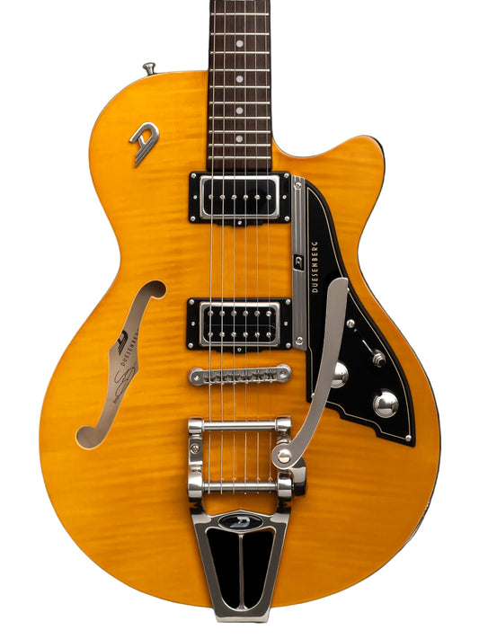 Duesenberg Starplayer CBR Semi-Hollow Electric Guitar - Trans Honey