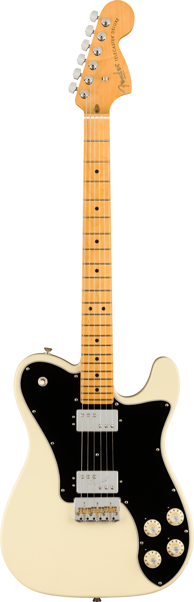Fender telecaster deluxe hot sale white