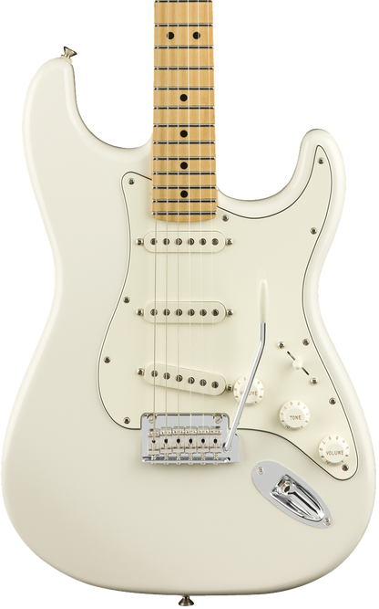 Fender Player Stratocaster Maple Neck Polar White Guitar