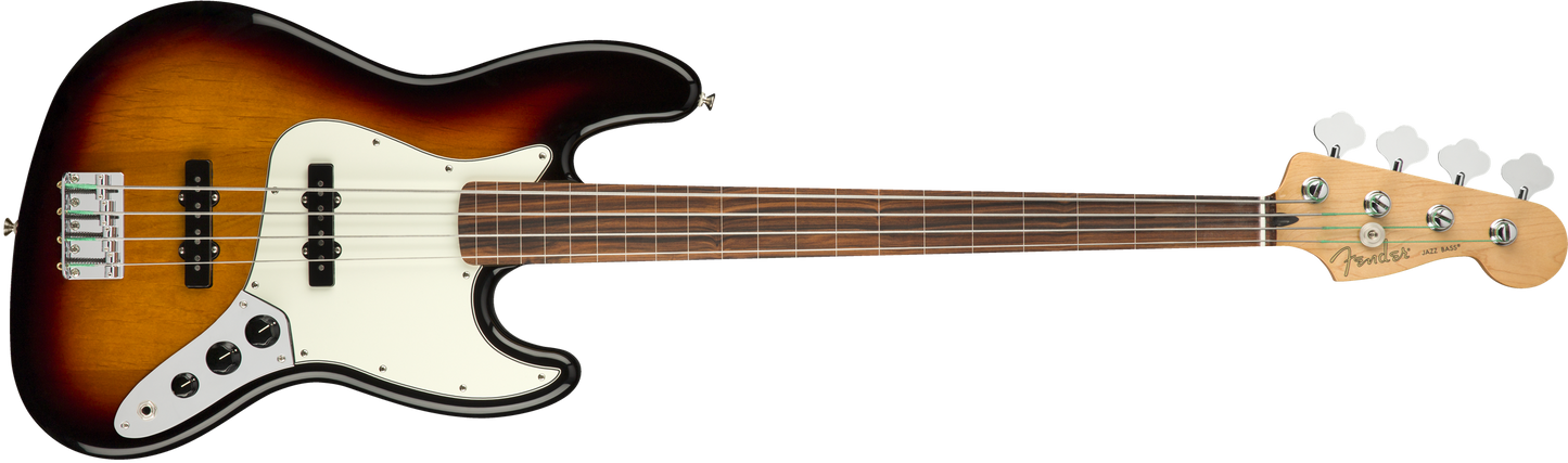 Fender Fretless Player Jazz Bass 3-Tone Sunburst