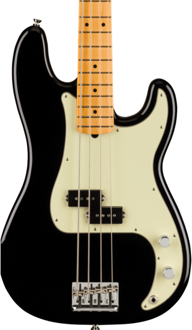 Fender American Professional II Precision Bass - Maple Neck - Black
