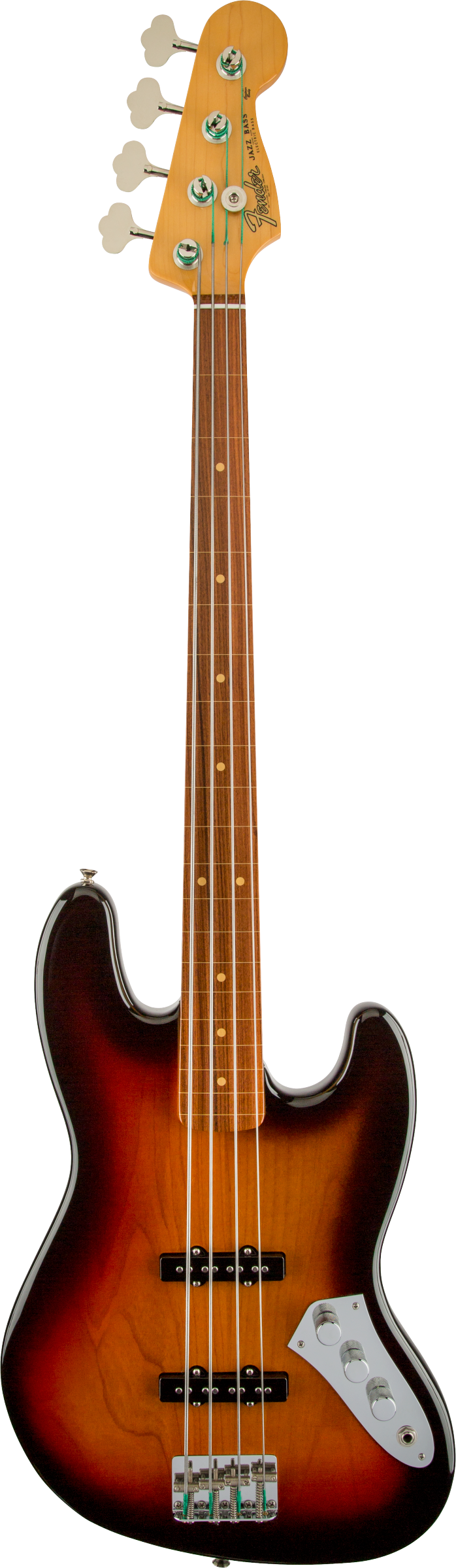 Fender Jaco Pastorius Fretless Jazz Bass - 3 Colour Sunburst