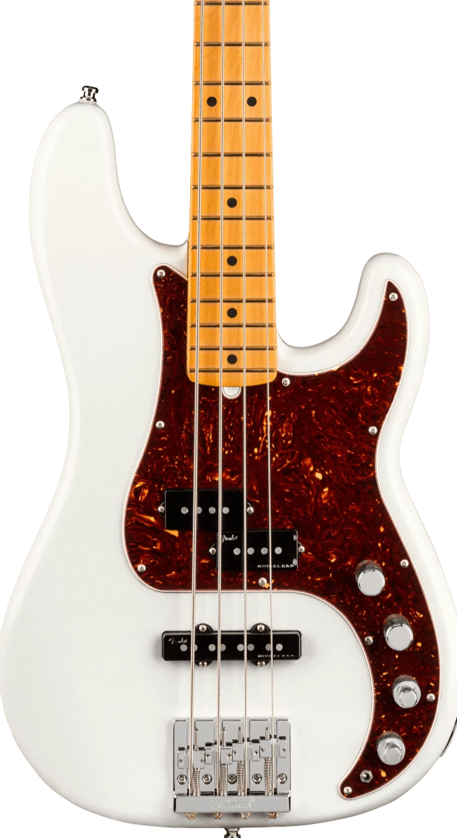 Fender American Ultra Precision Bass Mn - Arctic Pearl