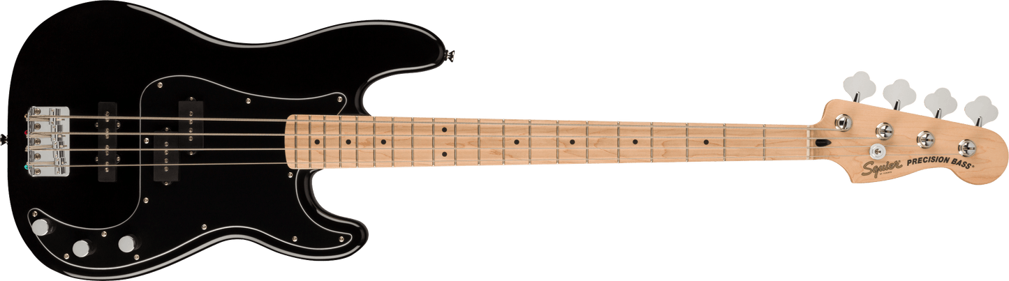 Squier Affinity Series PJ Bass R15 Pack - Maple Neck - Black