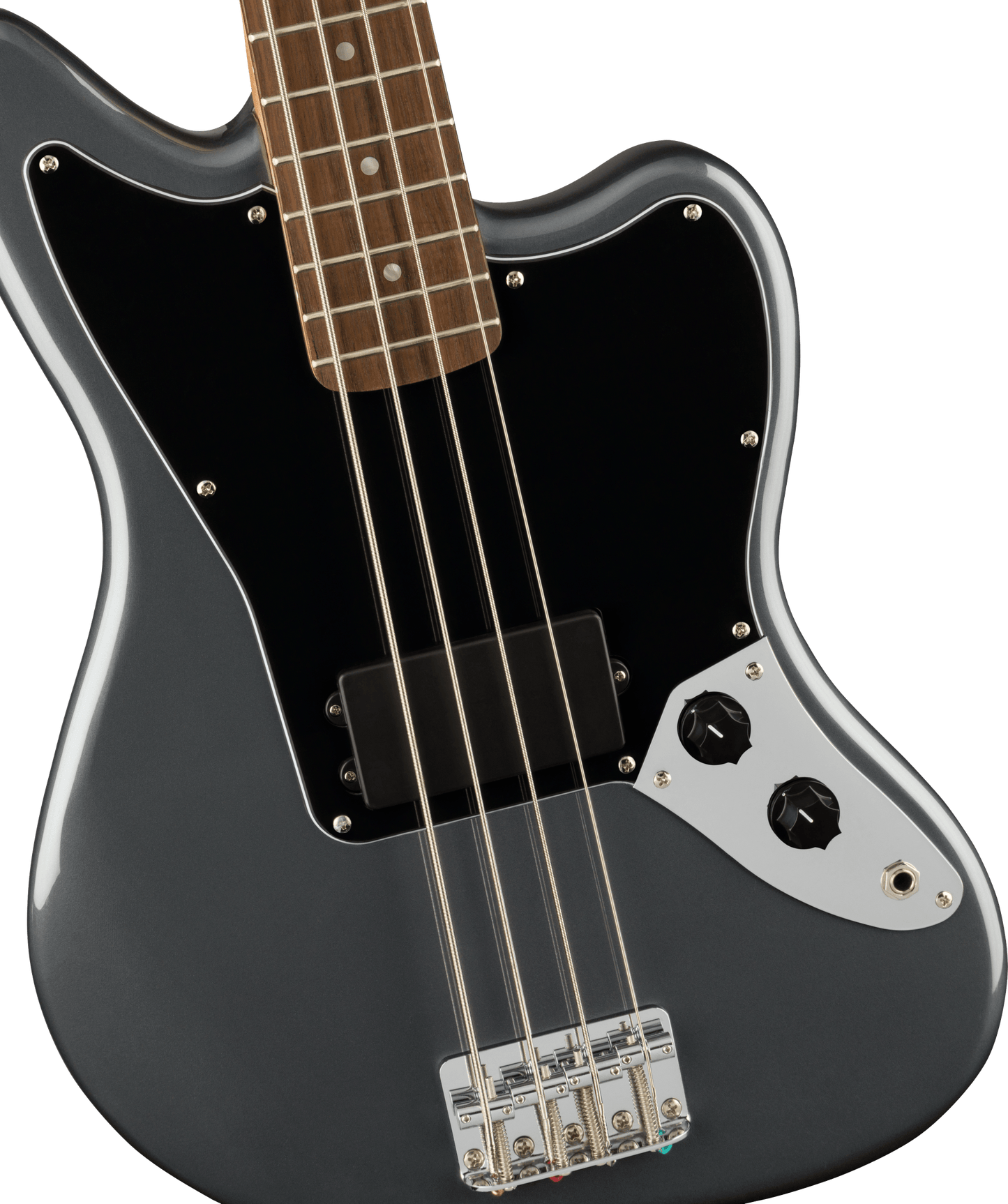 Squier Affinity Jaguar Bass H - Charcoal Frost Metallic