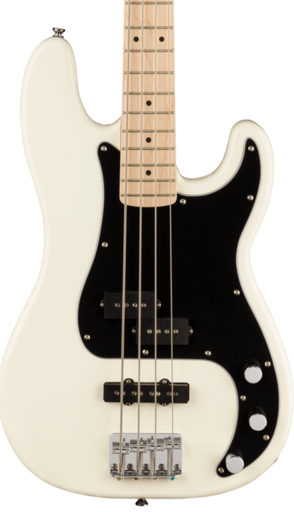 Squier Affinity Series Precision Bass PJ - Maple Neck - Black Pickguard - Olympic White