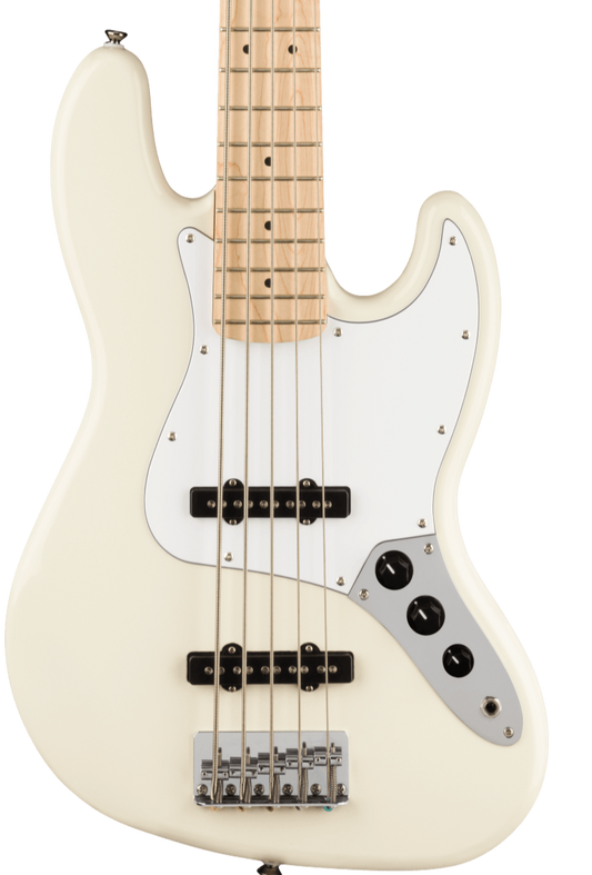 SQUIER AFFINITY SERIES JAZZ BASS V (5-STRING) - OLYMPIC WHITE