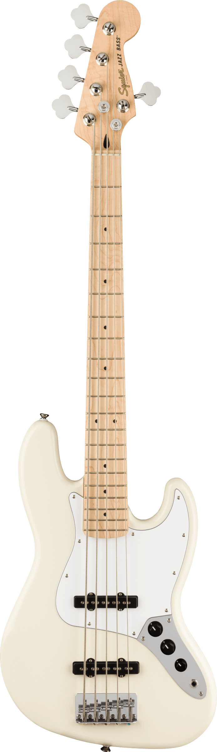 Squier Affinity Series Jazz Bass V (5-string) - Olympic White