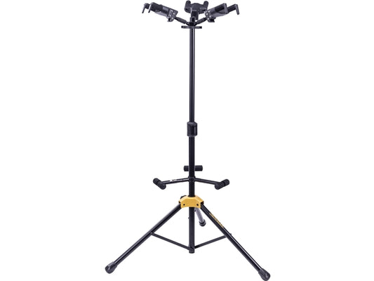 HERCULES GS432BPLUS AUTO GRAB TRIPLE GUITAR STAND WITH REST