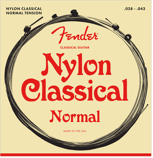 FENDER CLASSICAL/NYLON STRINGS NORMAL TENSION - BALL END