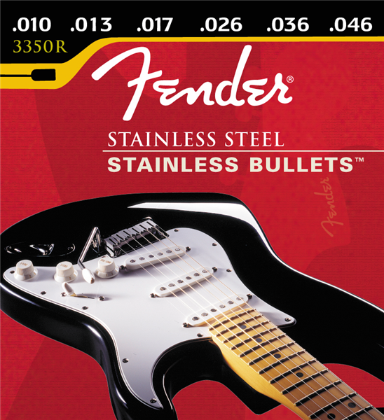 Fender Bullets Stainless Steel Electric Strings - 10-46