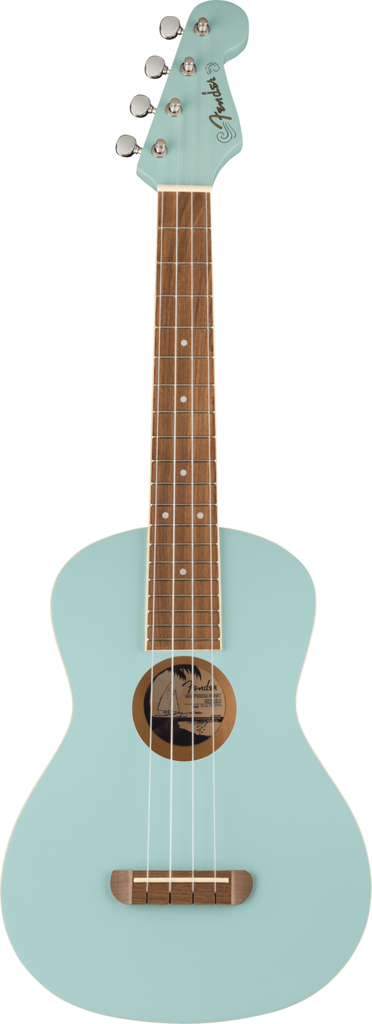 Fender Avalon Tenor Ukulele - Daphne Blue