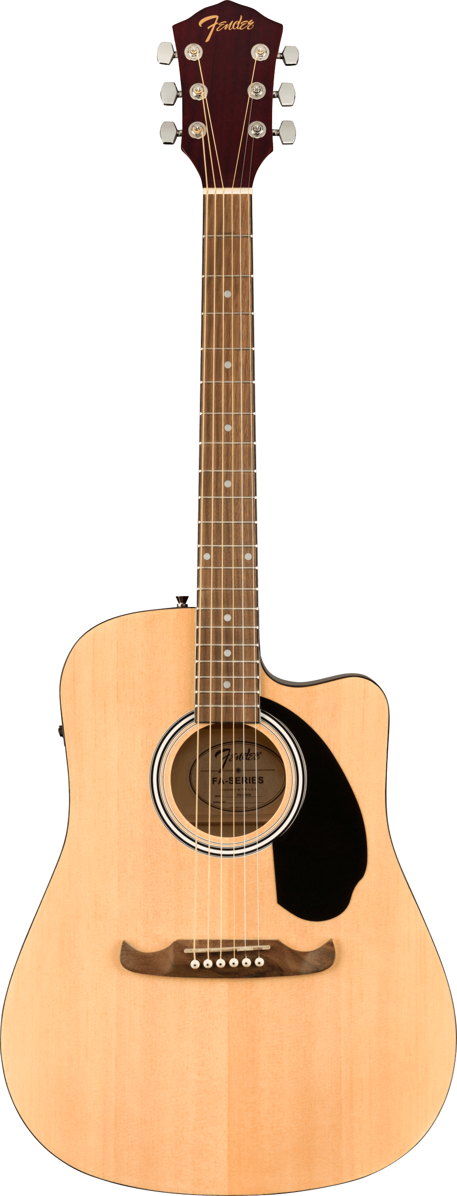 Fender FA-125CE Dreadnought - Walnut Fingerboard - Natural