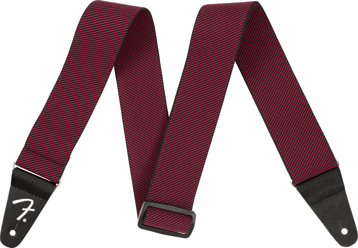 Fender Weightless Strap - Red Tweed