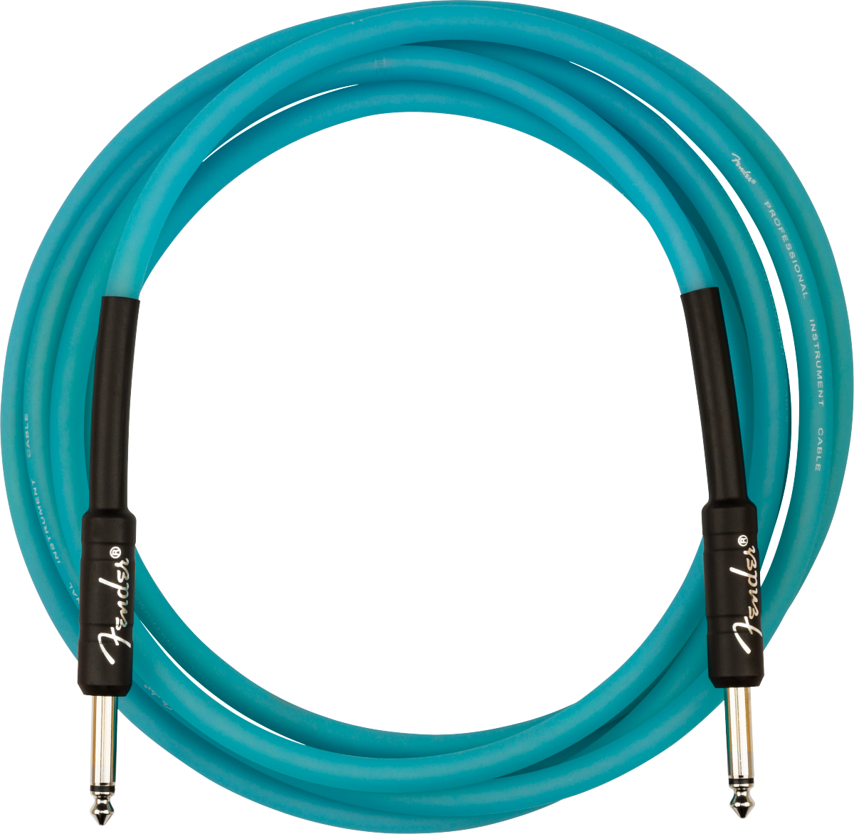 FENDER PRO 10FT GLOW IN THE DARK CABLES - BLUE
