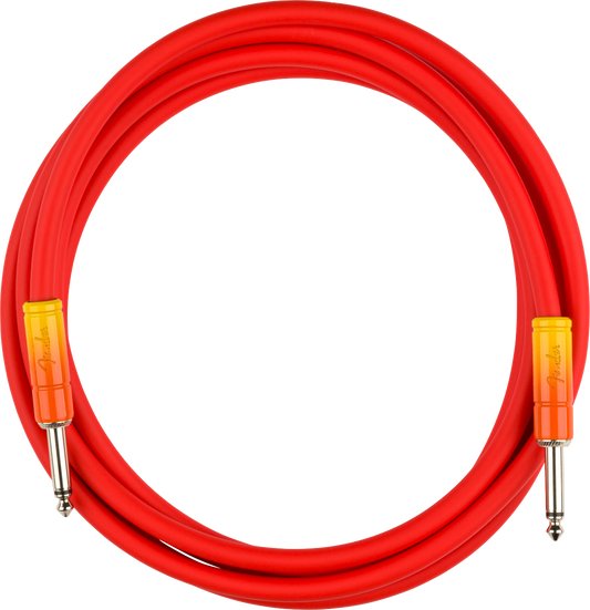 Fender Ombre Series Instrument Cable 10ft - Tequila Sunrise