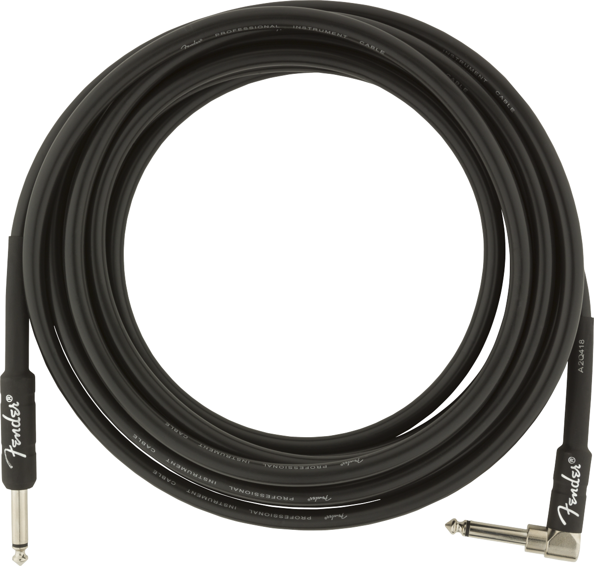 Fender Pro Series 15ft Instrument Cable  Straight to Right Angle