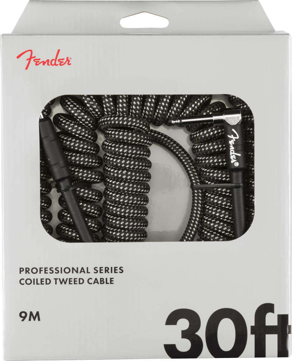 FENDER PRO COIL CABLE 30' GREY TWEED
