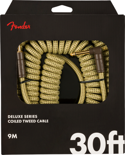 FENDER DELUXE COIL CABLE 30' TWEED