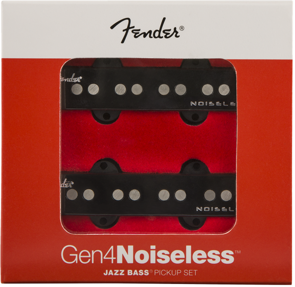 Fender Gen4 Noiseless Jazz Bass Pickups - Black