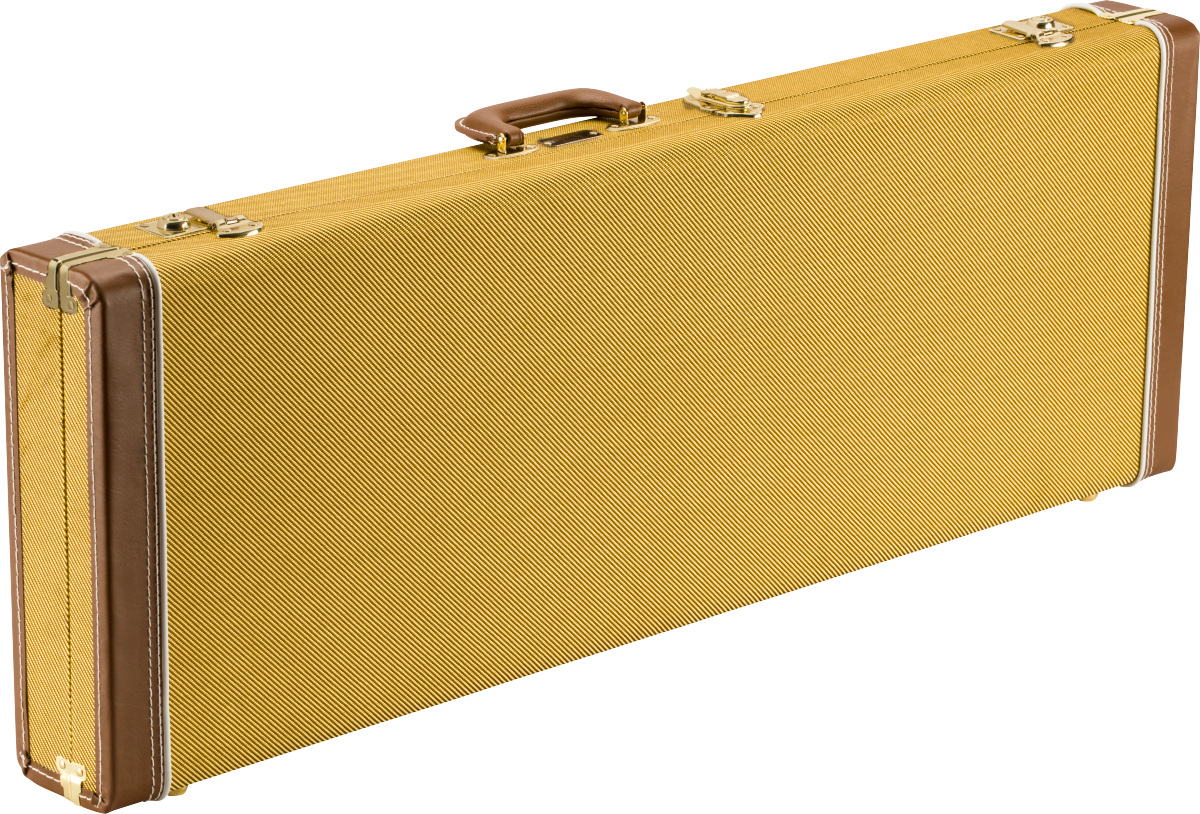 FENDER CLASSIC SERIES WOOD CASE - STRAT/TELE TWEED