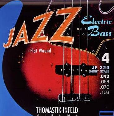 Thomastik Jazz Electric Bass Strings - Flatwound Short Scale