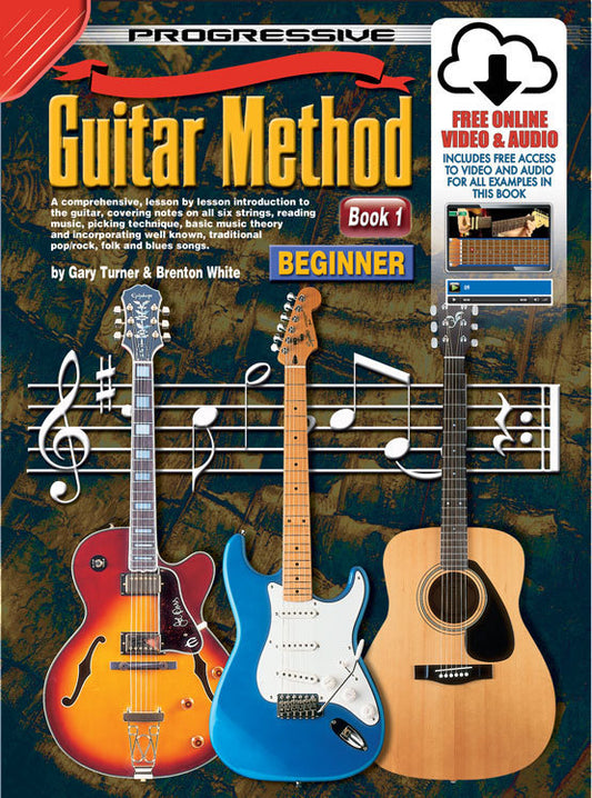 PROGRESSIVE GUITAR METHOD BOOK 1 - BEGINNER