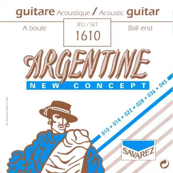 Savarez Argentine Gypsy Jazz Strings 1610 - 10-45 Ball End