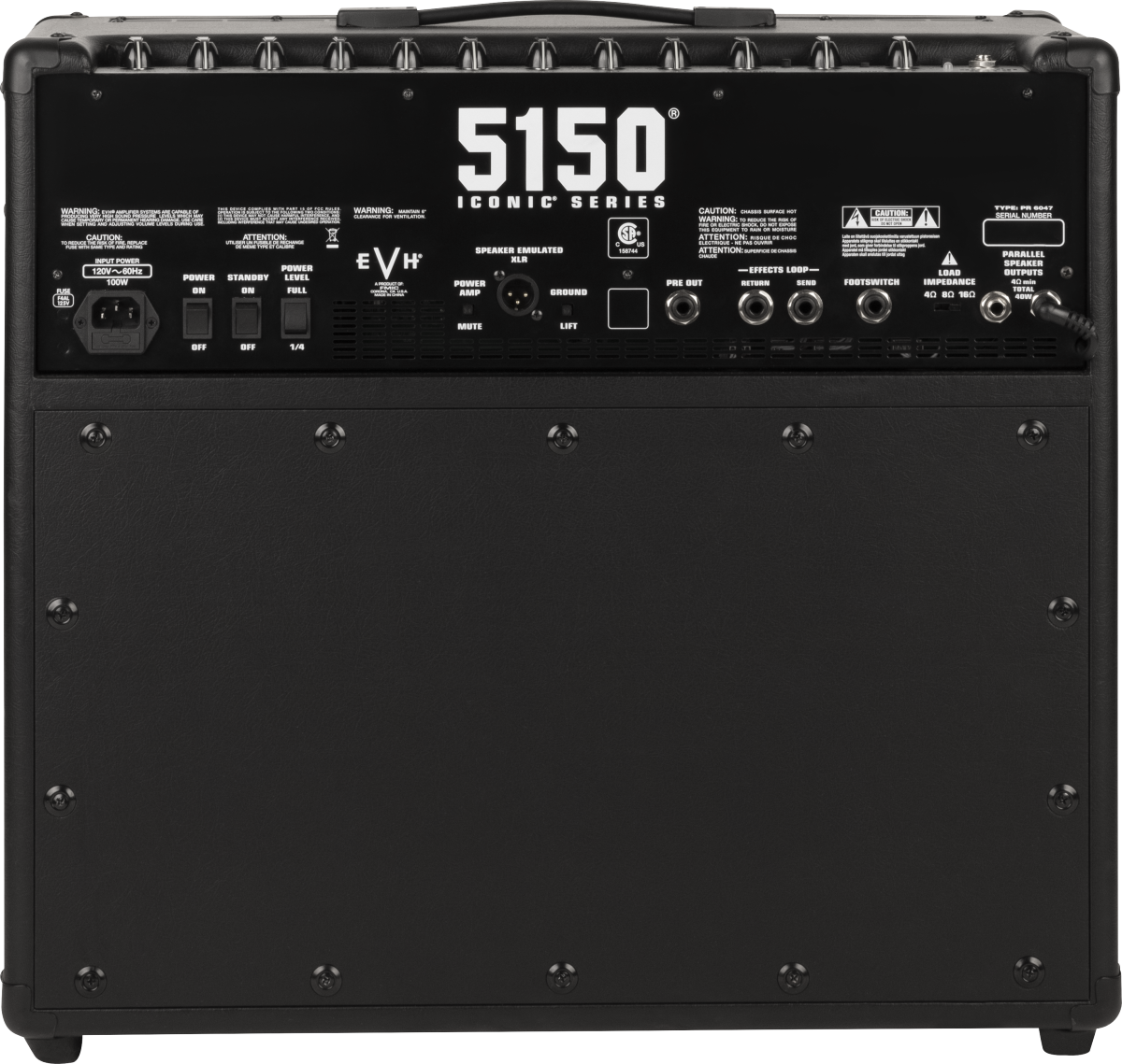 EVH 5150 Iconic Series 40W 1x12 Combo Amplifier - Black