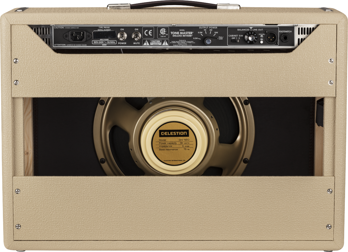Fender Tone Master Deluxe Reverb Amplifier - Blonde